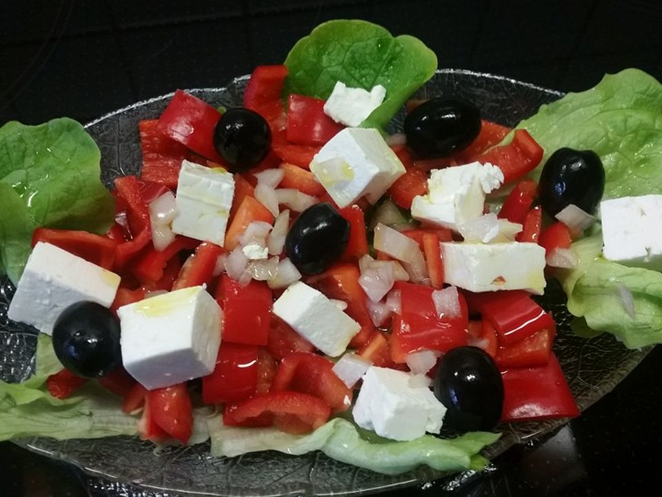 Oliven - Feta - Salat von Senfkörnchen | Chefkoch