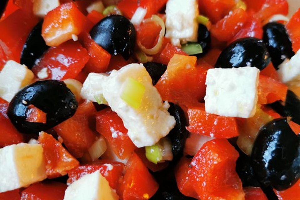 Oliven - Feta - Salat