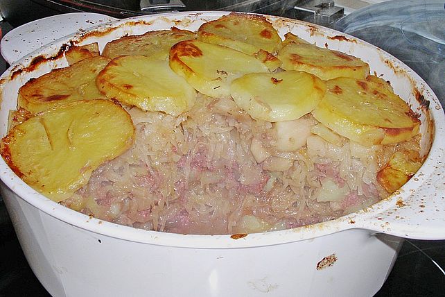 Sauerkrautauflauf mit Corned Beef von pittyom| Chefkoch