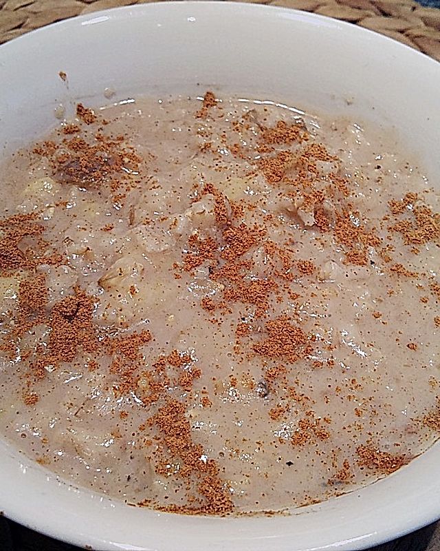 Porridge mit Ingwer und Kardamom