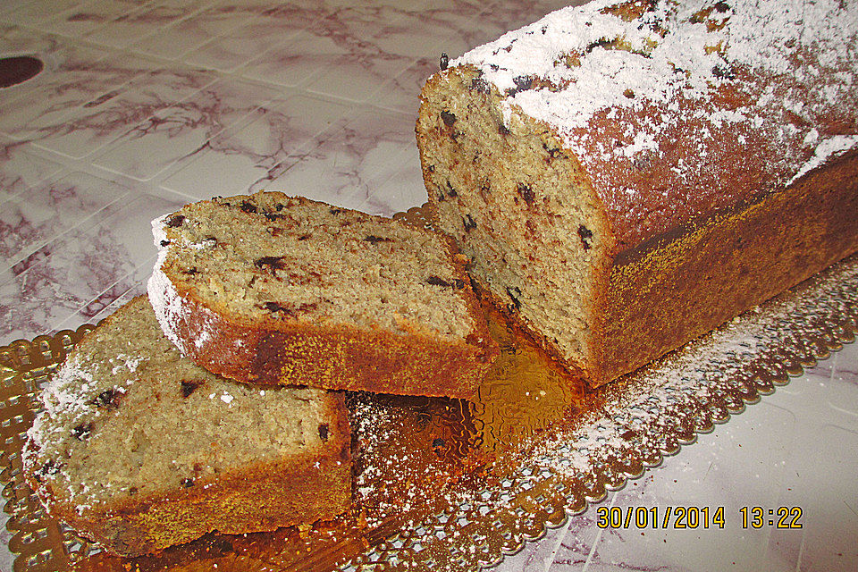 Chocolate - Chips - Banana - Cake