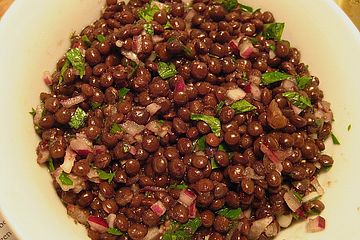 Leichter Salat Aus Belugalinsen Von Zuzuki Chefkoch 