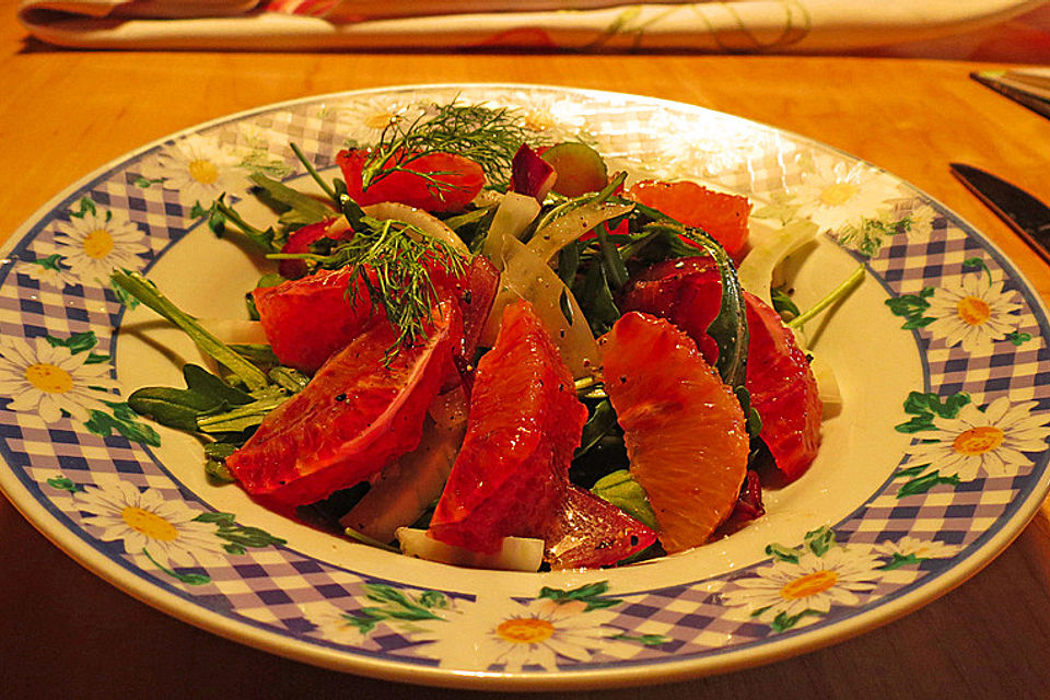 Fenchel - Blutorangen - Salat