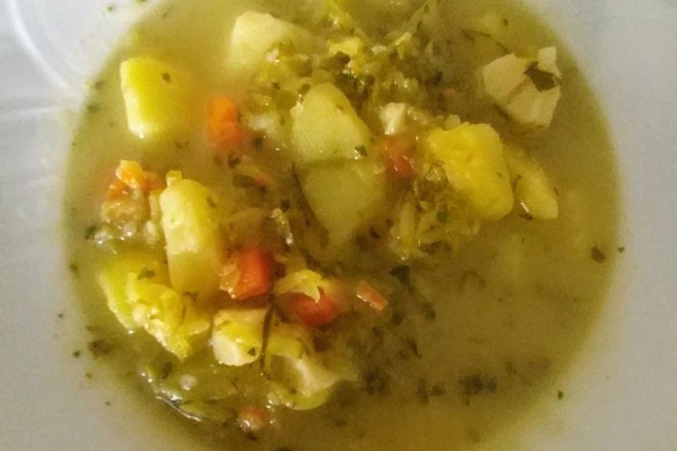 Polnische Gurkensuppe