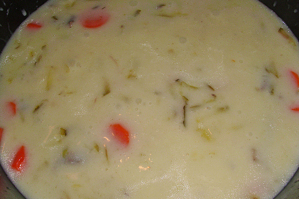 Polnische Gurkensuppe