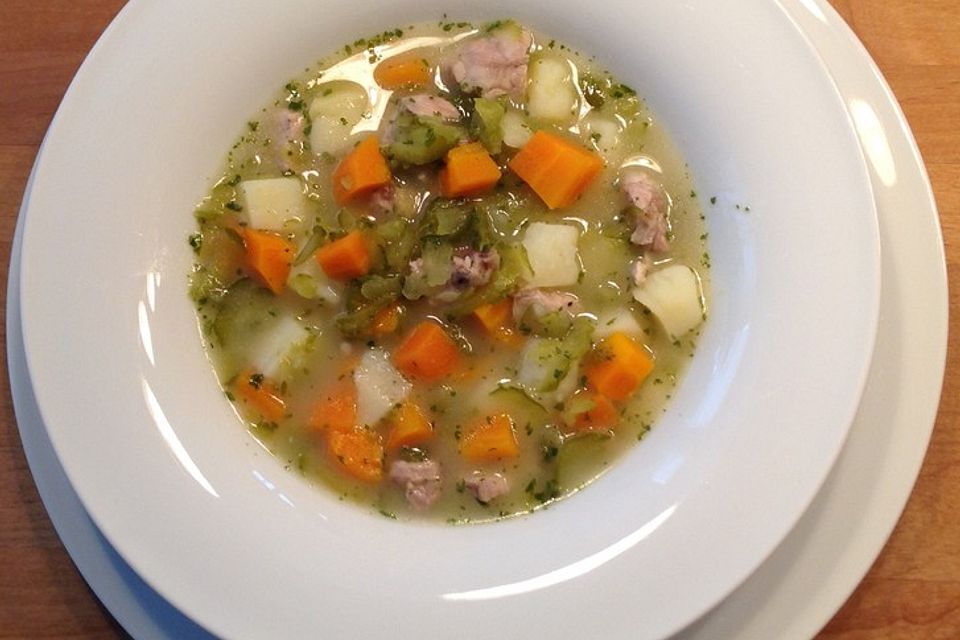 Polnische Gurkensuppe