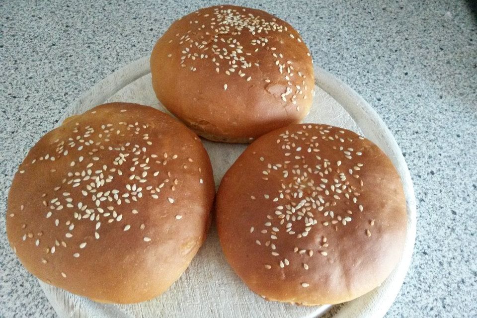 Brötchen für Hamburger