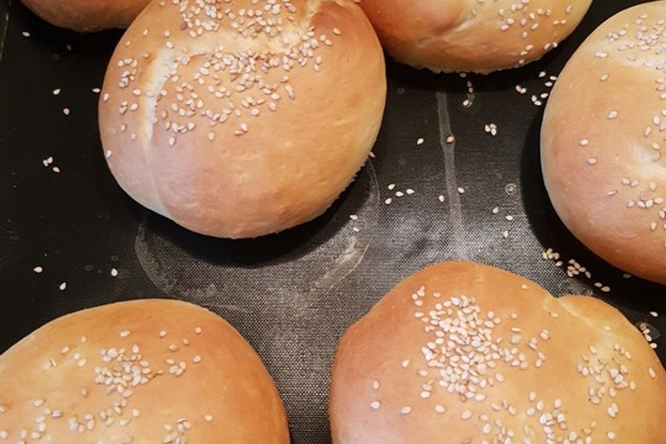 Brötchen für Hamburger