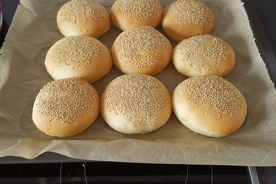 Brötchen für Hamburger