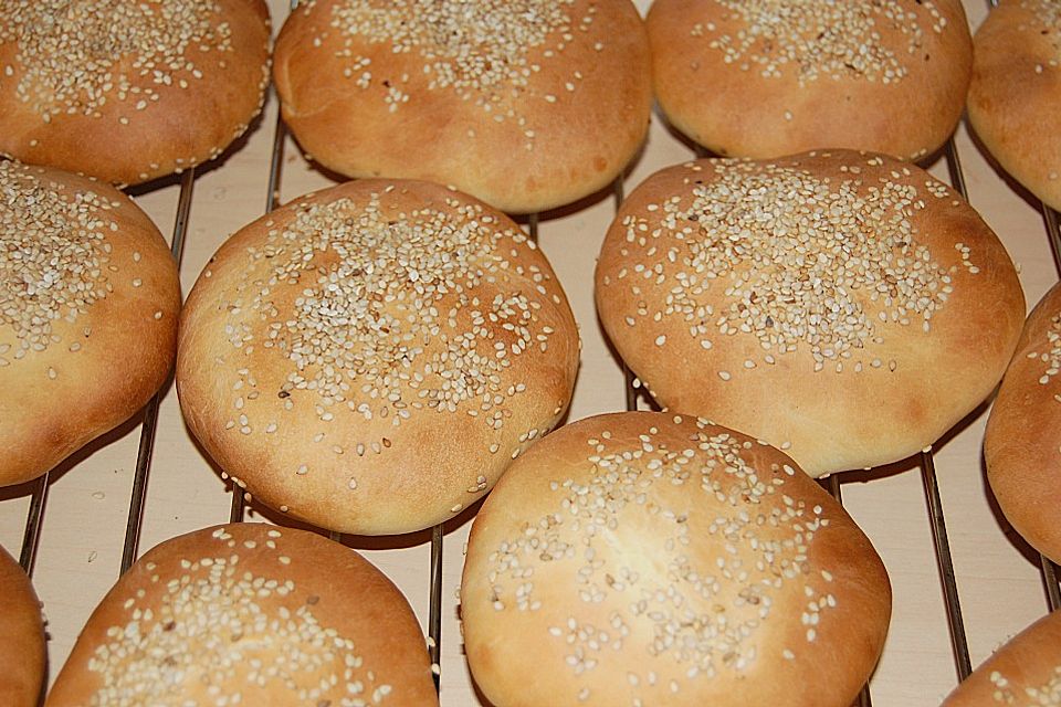 Brötchen für Hamburger