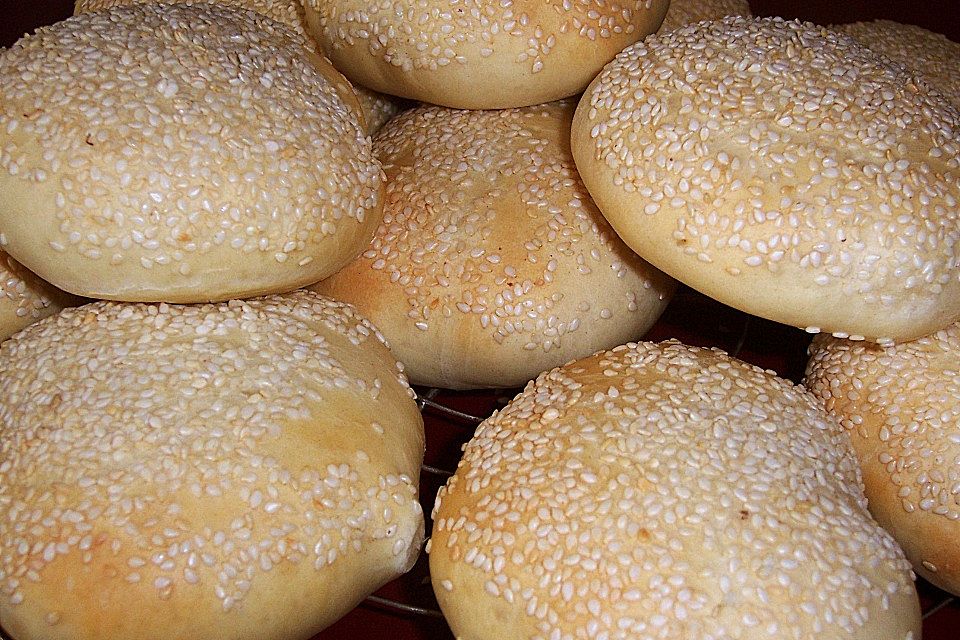 Brötchen für Hamburger