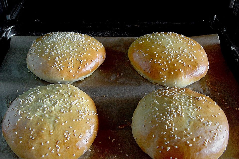 Brötchen für Hamburger