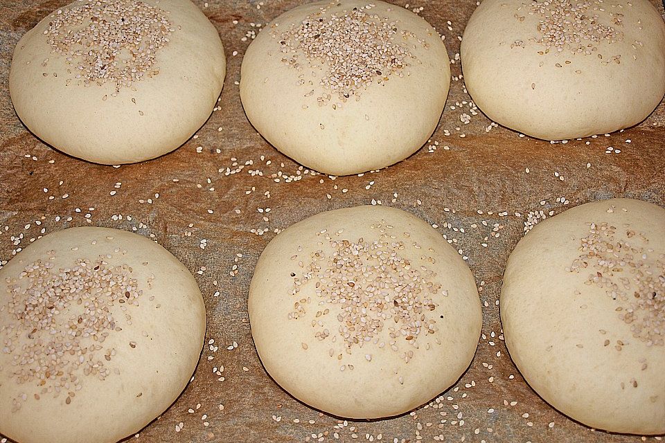 Brötchen für Hamburger