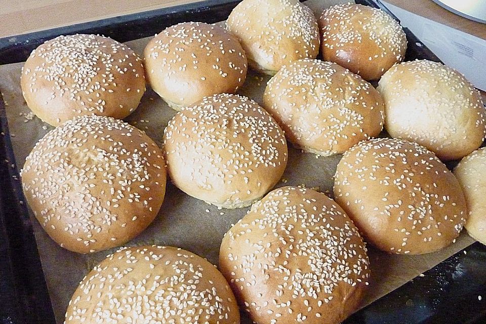 Brötchen für Hamburger