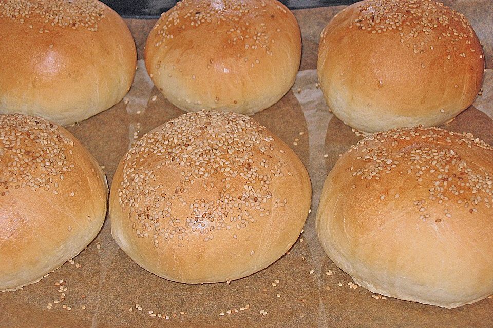 Brötchen für Hamburger