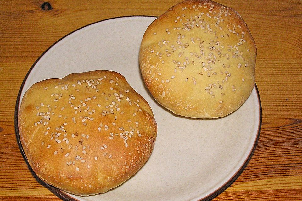 Brötchen für Hamburger