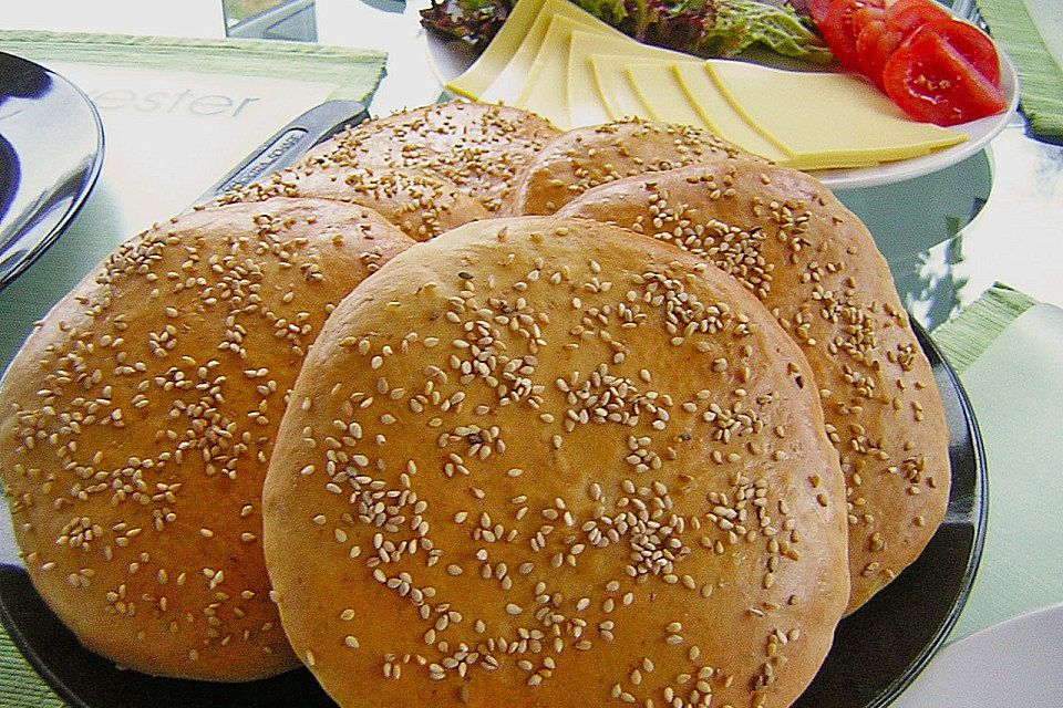 Brötchen für Hamburger