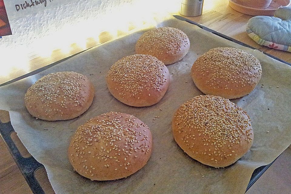 Brötchen für Hamburger