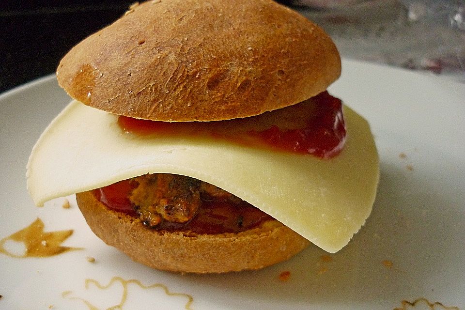 Brötchen für Hamburger