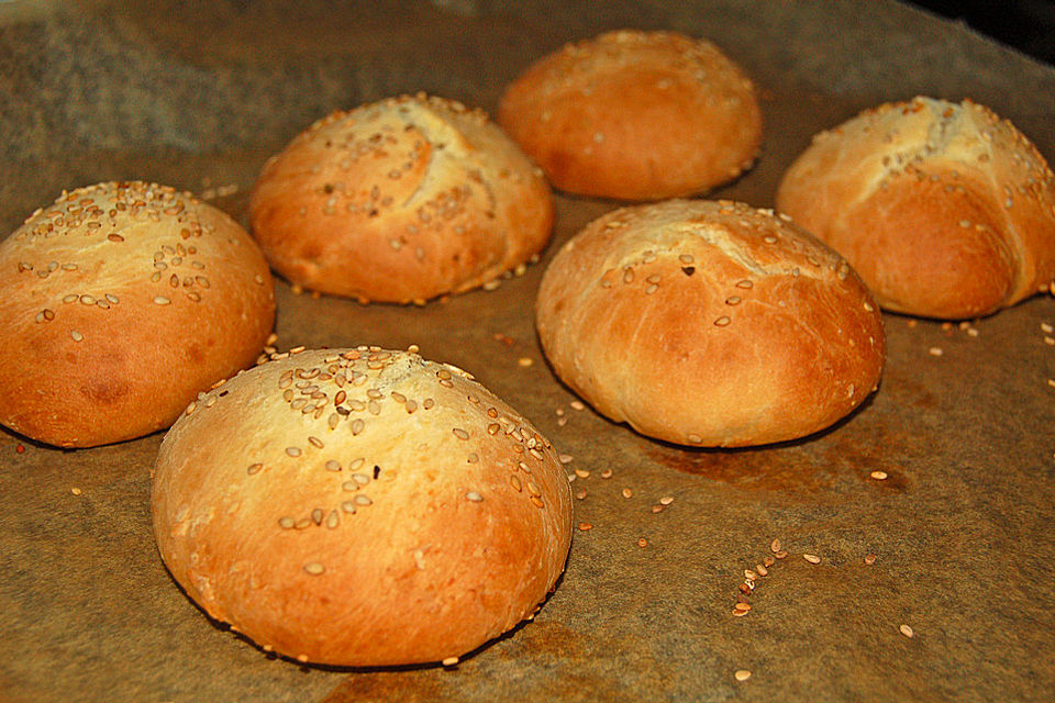 Brötchen für Hamburger