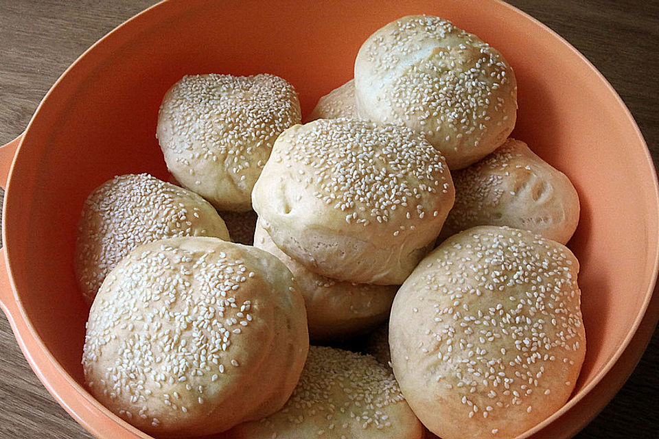 Brötchen für Hamburger