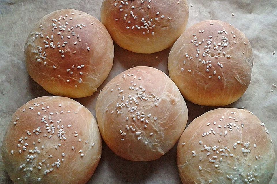 Brötchen für Hamburger