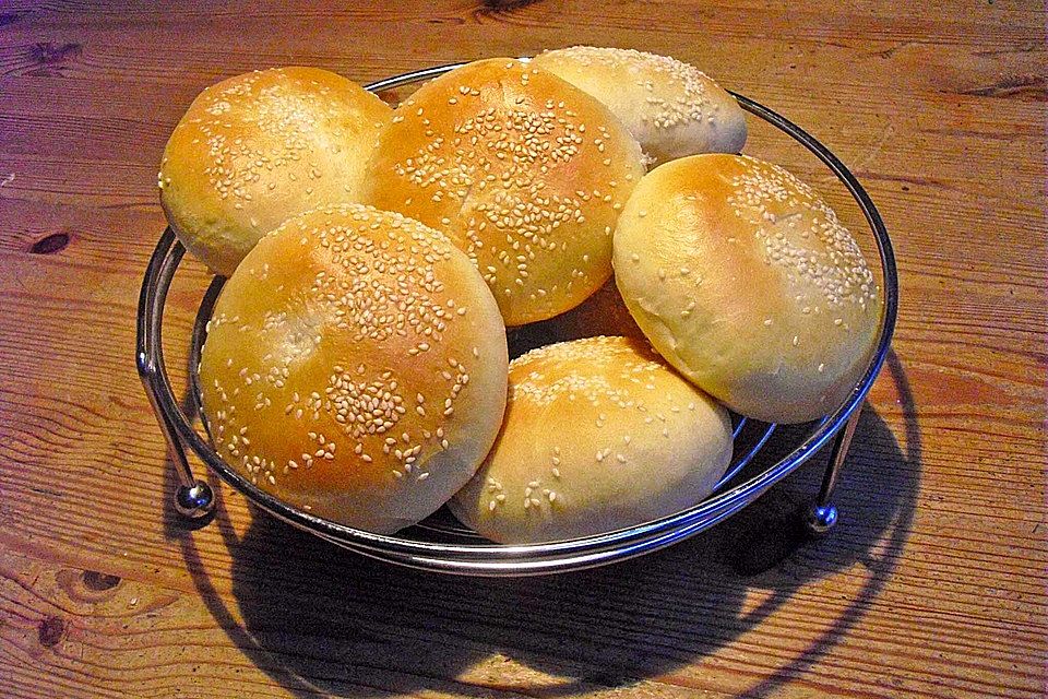 Brötchen für Hamburger