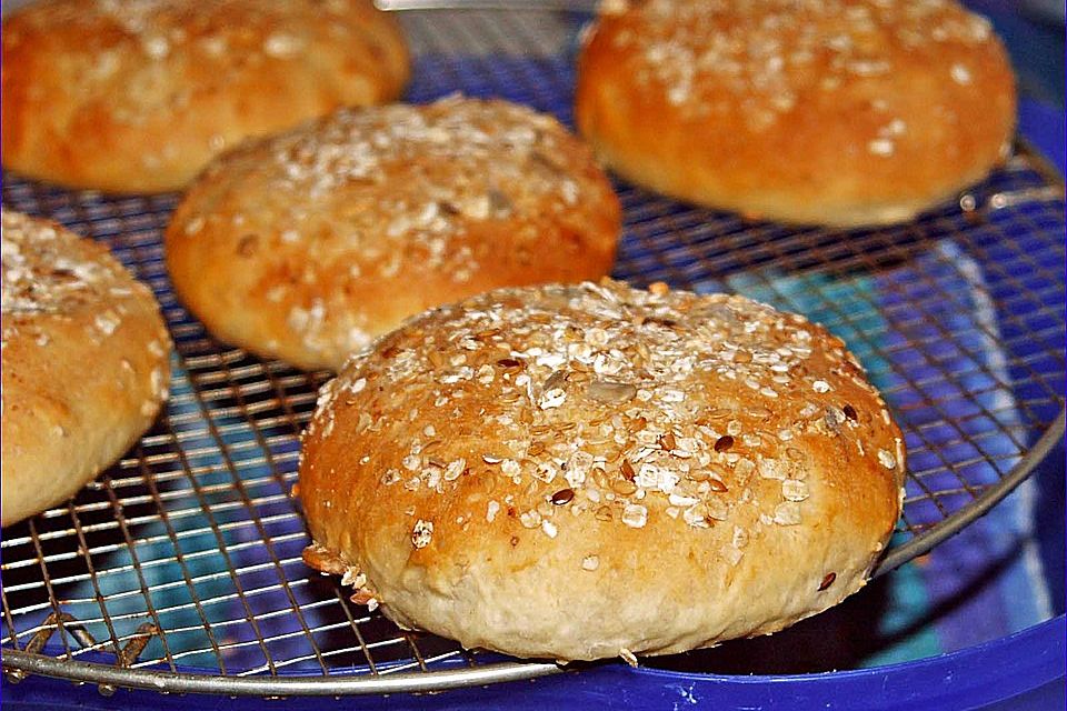 Brötchen für Hamburger