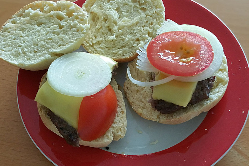 Brötchen für Hamburger