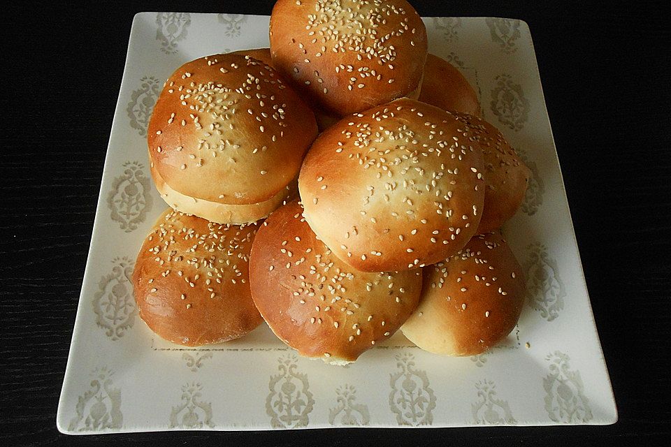 Brötchen für Hamburger