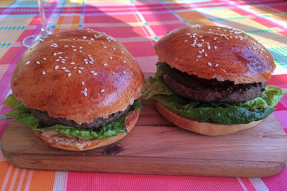 Brötchen für Hamburger