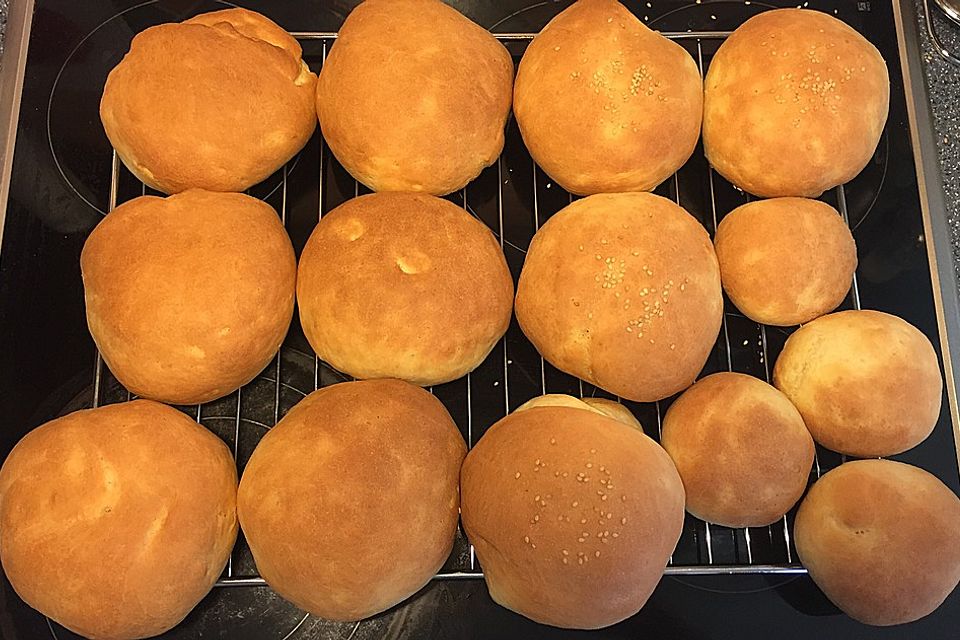 Brötchen für Hamburger