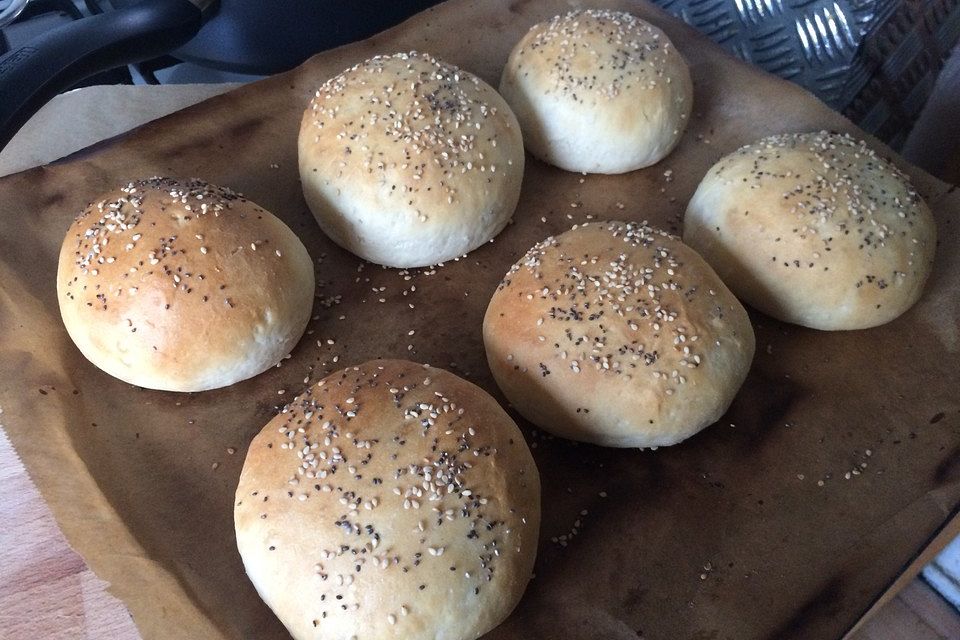 Brötchen für Hamburger