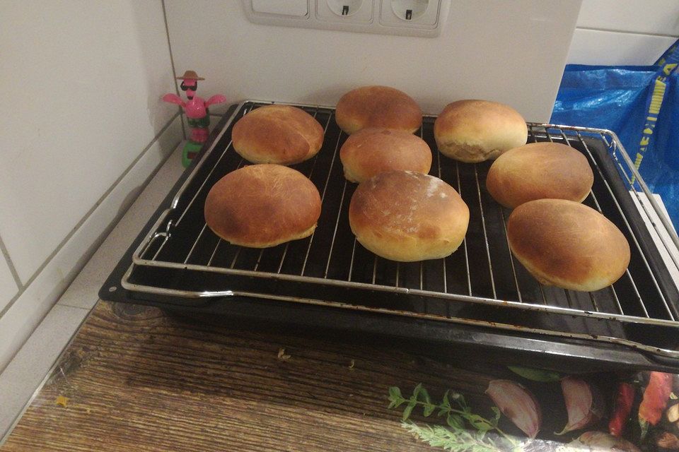 Brötchen für Hamburger