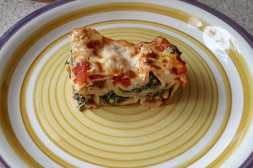 Cannelloni mit Ricotta und Spinat