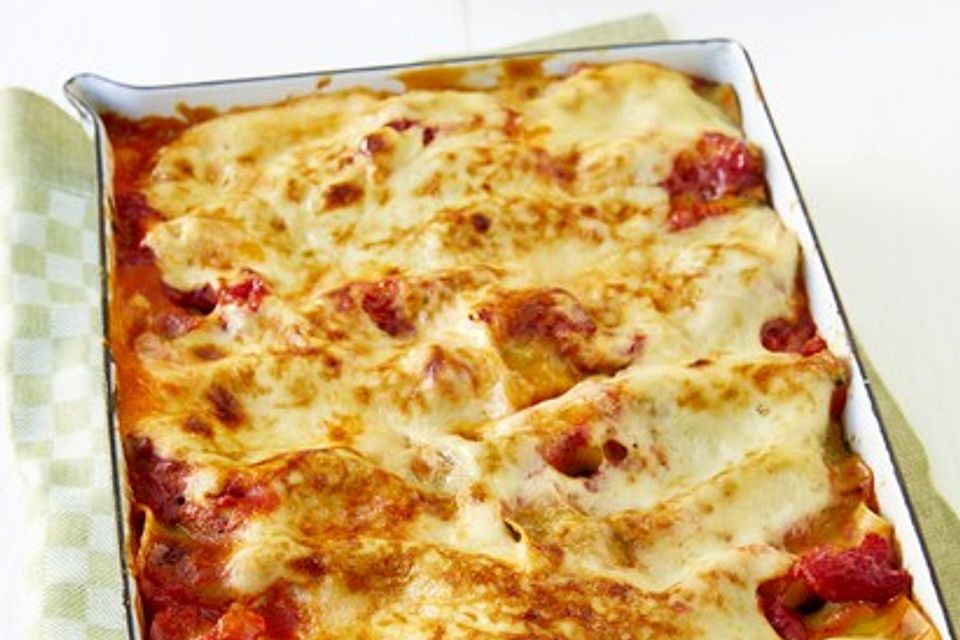 Cannelloni mit Ricotta und Spinat