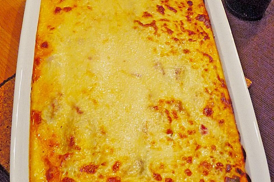 Cannelloni mit Ricotta und Spinat