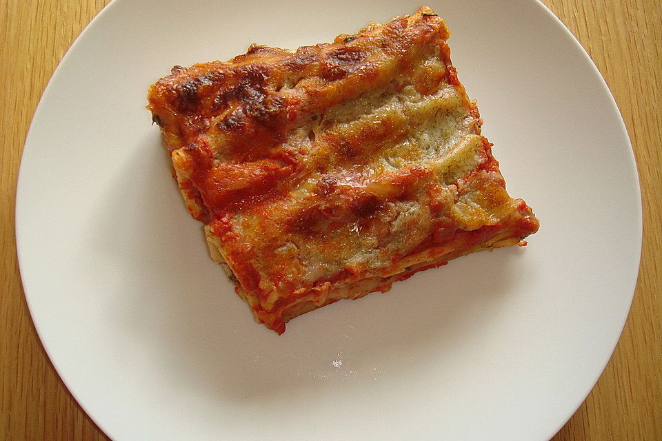 Cannelloni mit Ricotta und Spinat