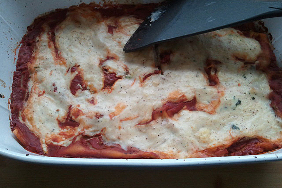 Cannelloni mit Ricotta und Spinat