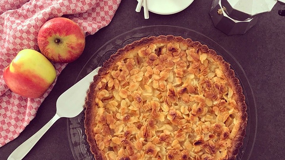 Apfelkuchen Mit Mandelguss Von Mickyjenny Chefkoch