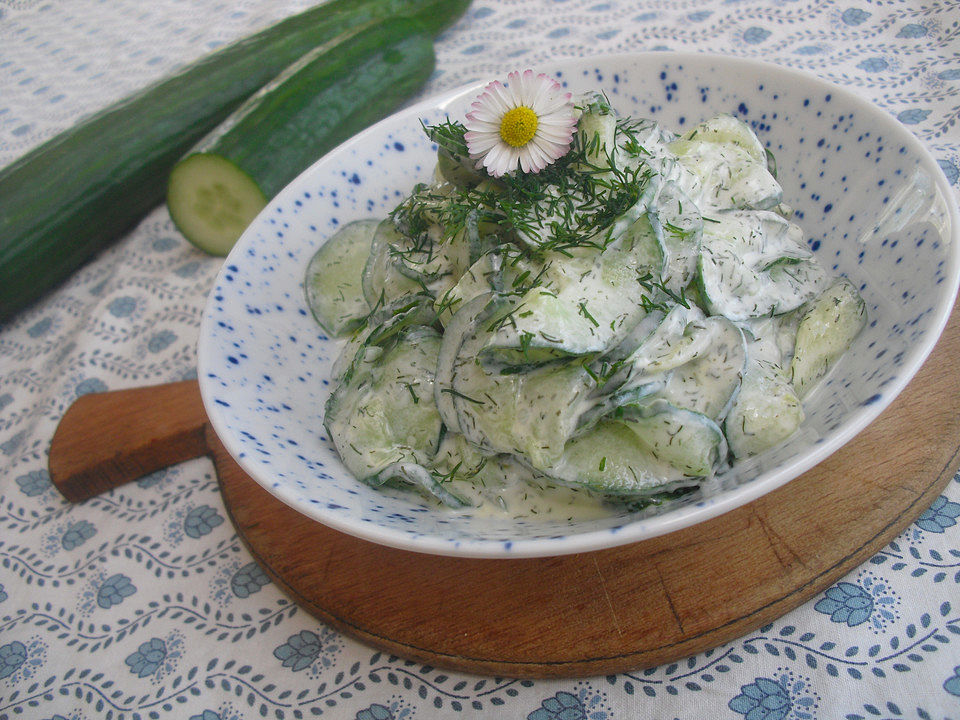 Gurkensalat mit Dill von duffelino| Chefkoch