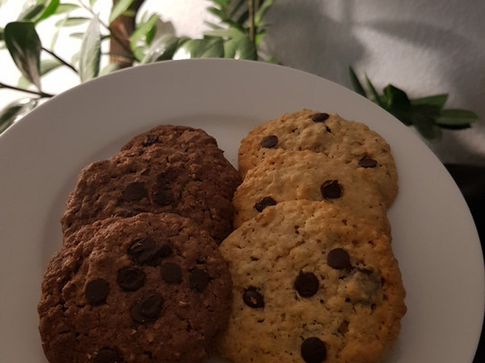 Schoko - Hafer - Cookies von lilawunder| Chefkoch