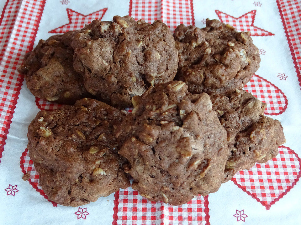 Schoko - Hafer - Cookies von lilawunder | Chefkoch