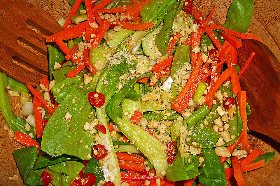 Asiatischer Pak Choi - Salat