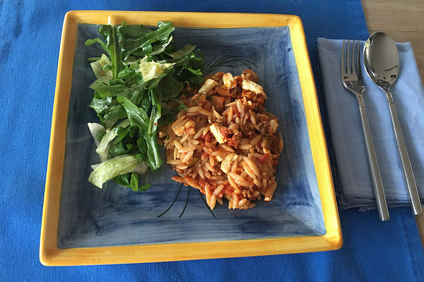 Griechischer Hackauflauf mit Kritharaki-Nudeln von happycook75 | Chefkoch