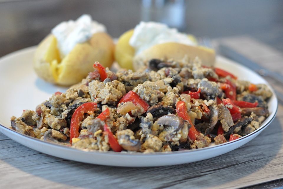 Tanjas Champignon - Tomaten - Rührei