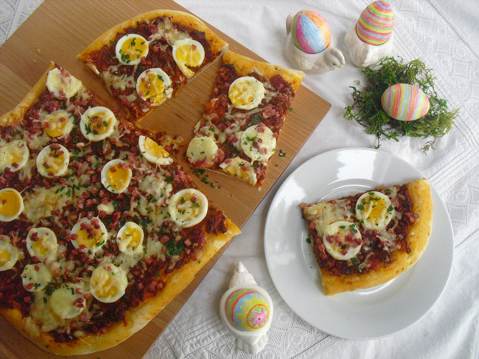 Osterhasen - Pizza von Anya1983| Chefkoch