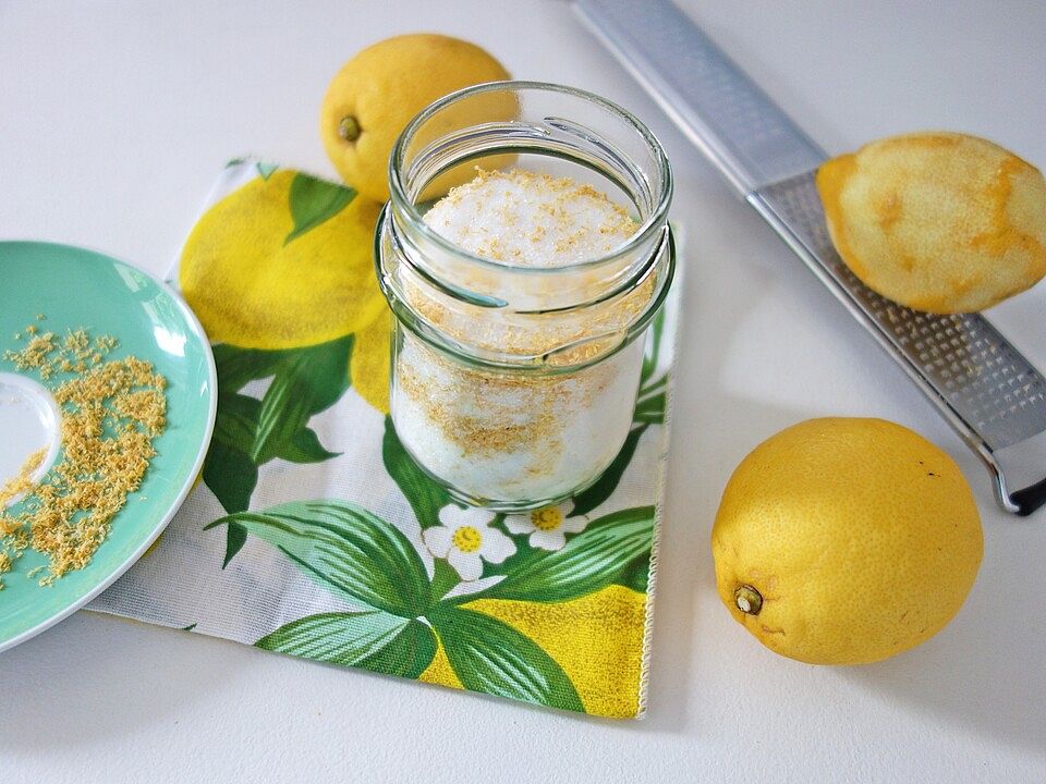 Selbstgemachter Zitronenzucker von sonnenschweif| Chefkoch