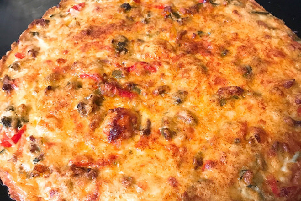 Paprika-Brokkoli Quiche