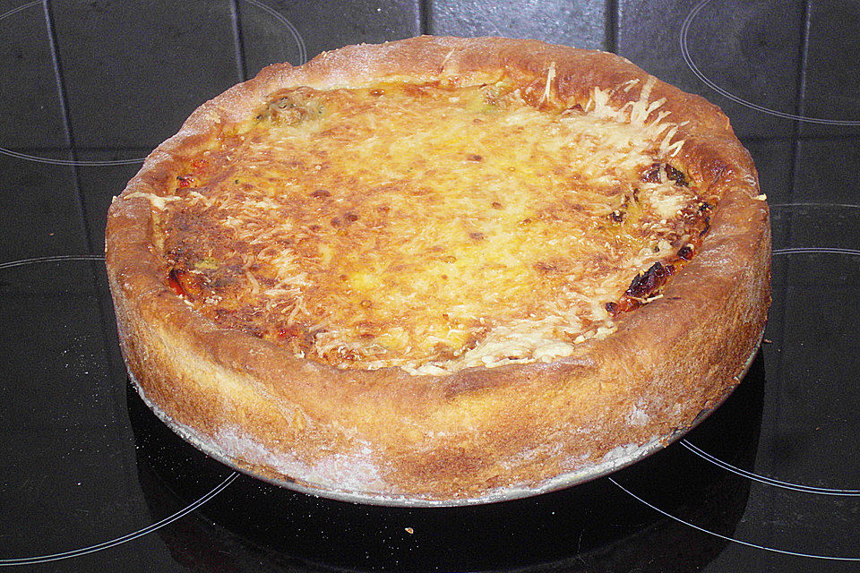 Paprika-Brokkoli Quiche